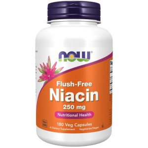 Niacina Non-Flush, Now Foods, 250 mg, 180 Vcaps