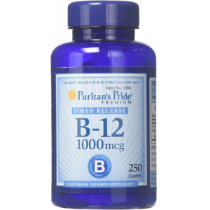 Vitamina B-12 - Puritan's Pride - 1000 mcg - 250 cápsulas