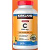Vitamina C, Laranja Picante, Kirkland, 500mg, 500 Comprimidos Mastigáveis