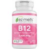 Vitamina B12 como Metilcobalamina com Vitaminas Sublinguais, 2.500 mcg, EZ Melts, 90 Comprimidos