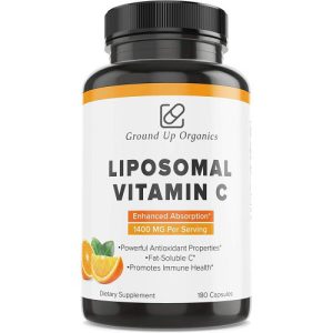 Vitamina C Lipossomal Ground Up Organics - 1.400mg 180 caps