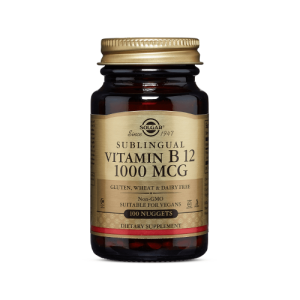 Vitamina B12 Sublingual Solgar - 1000 mcg - 100 Pepitas