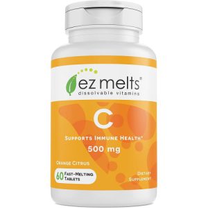 Vitamina C, Laranja Picante, Kirkland, 500mg, 500 Comprimidos Mastigáveis