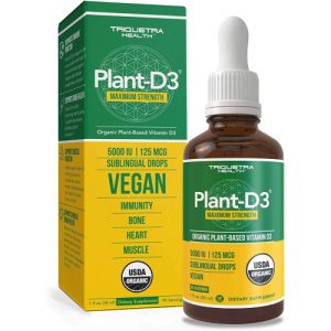 Vitamina D3 Orgânica 5000 UI, Plant-D3 - 30ml