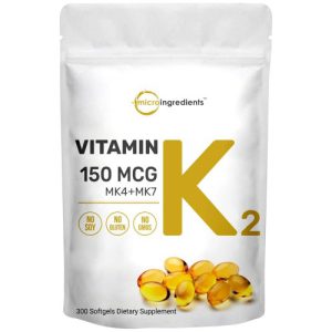 Vitamina K2, MK7, 200mcg, 240 cápsulas
