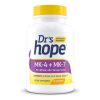 Vitamina K2 - Dr's Hope - Menaquinona-4 500 mcg + MK7 (Menaquinona-7) 100 mcg - 90 Cápsulas - Produto Vegano