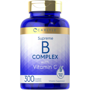 Complexo B com Vitamina C - Carlyle - 300 Cápsulas