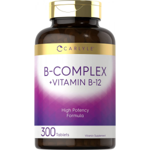 Vitamina do Complexo B com B12 - Carlyle - 300 comprimidos