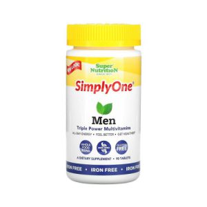 SimplyOne Men (multivitamínico para homens) - Super Nutrition - 90 comprimidos