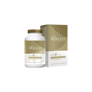 Impulsionador de Testosterona Livre Todo-Natural, Ultra T Gold, 60 Cápsulas Veganas