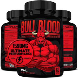 Bull Blood (incremento de testosterona) 1590mg - Osyris Nutrition Lab - 60 cápsulas