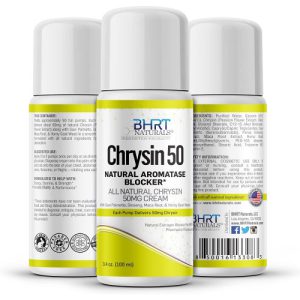 Creme de Crisina 50mg para Homens, BHRT Naturals, 100 ml