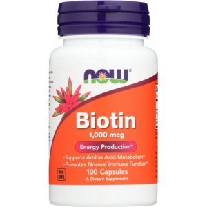 Biotina (Crescimento dos Cabelos) - Now Foods