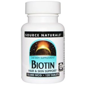 Biotin - Source Naturals - 10.000 mcg - 120 Tablets