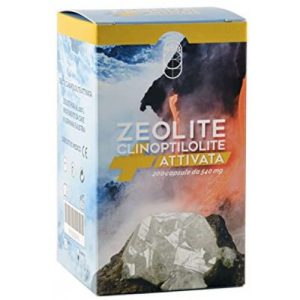 ZEOLITE Clinoptilolite Ativado, SEB, 540mg, 200cápsulas