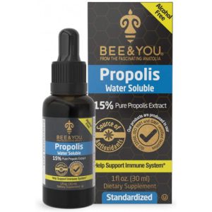 Própolis solúvel em água, 15% extrato puro, BBE & YOU, 30ml