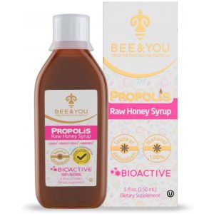 Xarope de Própolis para Tosse com Mel e Suco de Laranja, BEE & YOU, 150ml