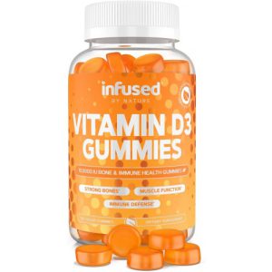 Vitamina D3 Suplemento Mastigável, Infused By Nature, 180 comprimidos
