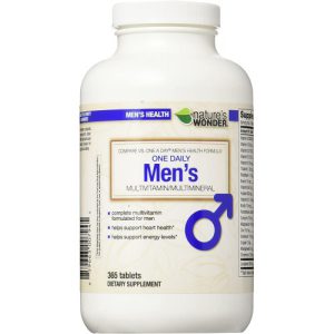 Multivitamínico Diário para o Homem, Nature's Wonder, 365 comprimidos