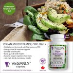 Multivitaminico Premium Projetado para Veganos e Vegetarianos, Um por dia, com B12 (Metilcobalamina), Veganly - 90 cápsu