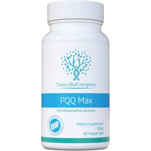 PQQ Max Quinone Piroloquinolina, Swiss Bioenergetics, 20mg, 60 Cápsulas