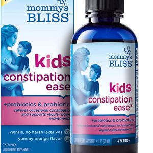 Alívio da Constipação para Crianças, Idade 4+ com prebióticos e probióticos, Mommy's Bliss, 120ml