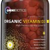 Vitamina D3 Orgânica 5000 UI, Suporte imunológico de alta potência 100% vegano, Promove a Saúde Óssea e Muscular, OmniBiotics, 90 comprimidos
