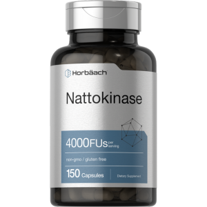 Suplemento Nattokinase, Apoia a Saúde Cardiovascular e Circulatória, Horbaach, 150 Cápsulas