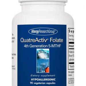 Ácido Fólico Ativado - QuatreActiv Folate - 4ª Geração - 5-MTHF - 90 Cápsulas Vegetarianas