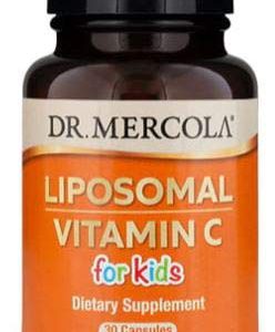Vitamina C Lipossomal para Crianças - Dr. Mercola - 30 Cápsulas