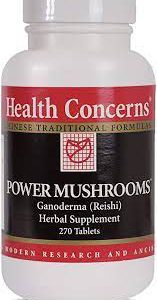 Cogumelos em Pó, Ganoderma (Reishi), Health Concerns, 650mg, 270 Tablets