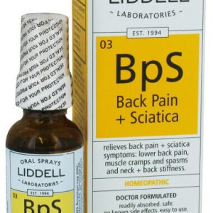 BpS - Dor nas Costas + Ciática, Sprays Orais - Liddell - 30 ml