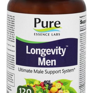 Fórmula da Longevidade para Homens, Anti-Aging, Pure Essence, 120 comprimidos
