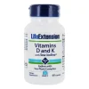 Vitaminas D e K com Iodo Marinho - Life Extension - 60 VCaps