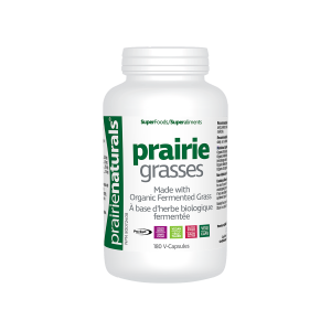 Grasses Fermentados - cevada, alfafa, trigo e aveia, PRAIRIE NATURALS, 180 Veg Caps