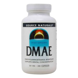 DMAE, Source Naturals, 351 mg, 200 Cápsulas