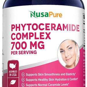 Phytoceramides Complex 700 mg - 200cápsulas vegetais (100% vegetariano e não OGM) - Nusa Pure