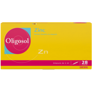 OLIGOSOL ZINCO ACNE - SOLUÇÃO ORAL - 28 AMPOULAS