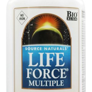 Multivitamínico Life Force Multiple - Sem Ferro - Source Naturals - 180 Tabletes