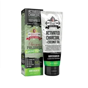 Creme dental com carvão ativado My Magic Mud®, Wintergreen 1 tubo de 113g