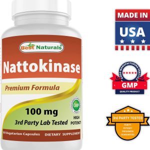 Nattokinase, 2000 FU, 100 Mg, Best Naturals, 90 Cápsulas Vegetarianas
