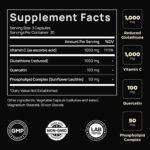 Glutationa Lipossomal com Fórmula Antioxidante Tripla Ação para Resultados Máximos, 60 capsulas