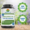 Óleo de Orégano, Contém Carvacrol Naturalmente, 5000mg, Brieofood, 180 Softgels