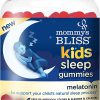 Gomas para crianças dormir com Melatonina, Idade 3 anos acima, Mommy's Bliss, Sabor Morango, 60 Gomas
