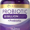 Probiótico com Prebióticos, 50 Bilhões de Organismos Ativos, Carlyle, 120 Cápsulas