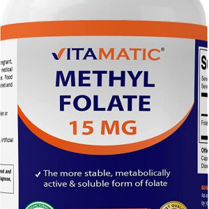 Vitamina B-12 contém 3 Formas bioativas de B12 Mais o Cofator Metilfolato, Metilcobalamina B12, Adenosilcobalamina B12 e Hidroxocobalamina B12, Suporta Energia, Metabolismo e Humor | Vegano, Não-OGM, Triquetra, 60 Porções