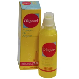Oligosol - Cobre, Ouro, Prata - Cuivre-OR-Argent - Oligoterapia - Labcatal - FL 60ml - 30 doses