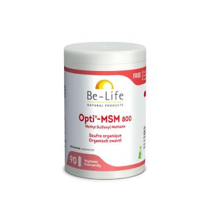 Enxofre Orgânico Opti-MSM 800, Be-Life, 90 cápsulas