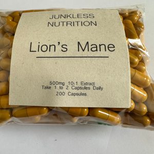 Cogumelo Lions Mane em cápsulas 100% puro, 500mg