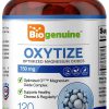 Oxy Tize, Limpeza do Cólon à base de Oxigênio, Laxante Suave, Suporta a Regularidade do Trato Digestivo Saudável, 750mg, 120 caps